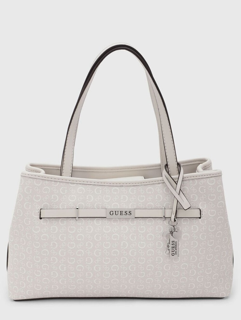 Guess Cream-White Signature Shoulder Bag